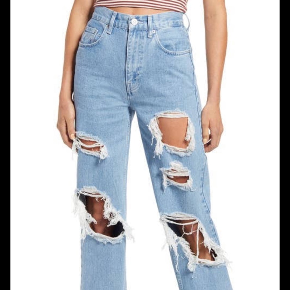 BDG high rise baggy jean